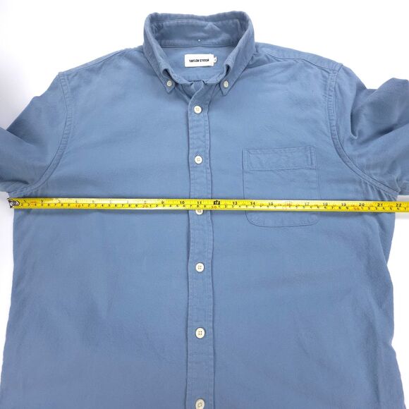 TAYLOR STITCH The Jack Oxford Everyday Button Down Shirt Minimal Organic Cotton - Picture 3 of 7